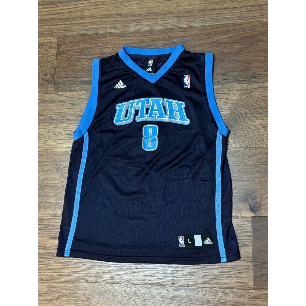 Adidas NBA Utah Jazz Deron Williams Jersey #8 Youth Size Large 14/16